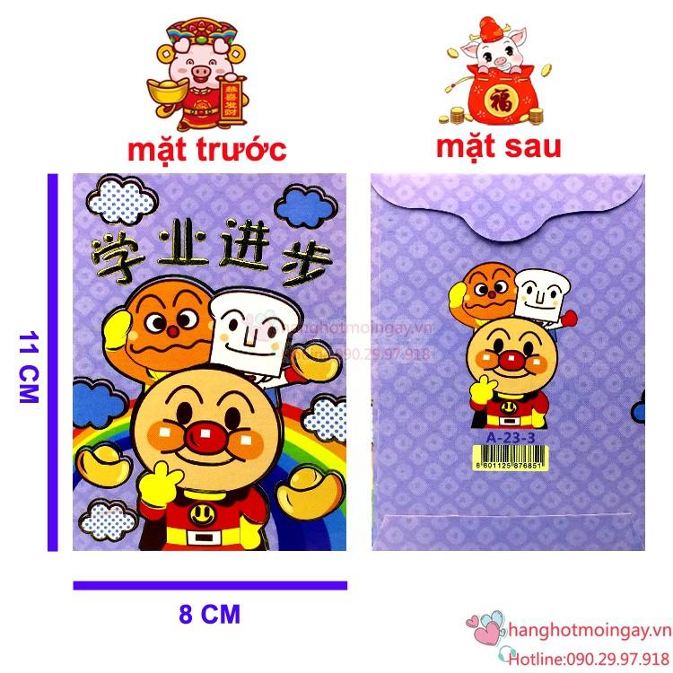 combo 6 bao lì xì hoạt hình siêu cute LX111