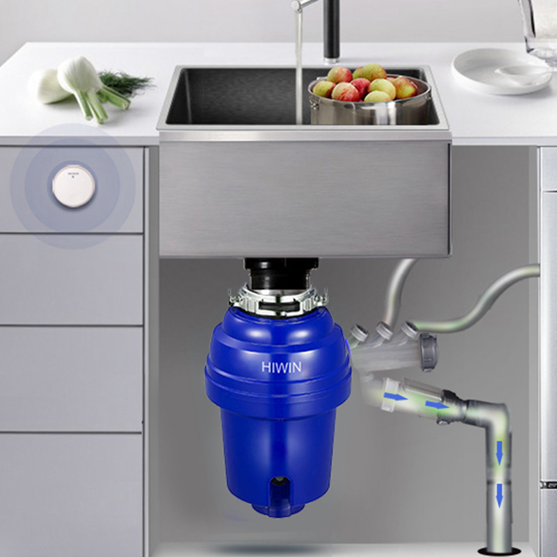 Máy xử lý rác nhà bếp thông minh Hiwin KS-1000-X475 dành cho gia đình công suất 475W kích thước 450x240x240