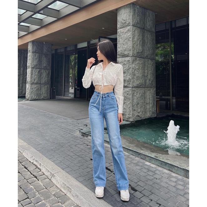 ZIEL Áo sơ mi cột dây cách điệu | Jennie Shirt