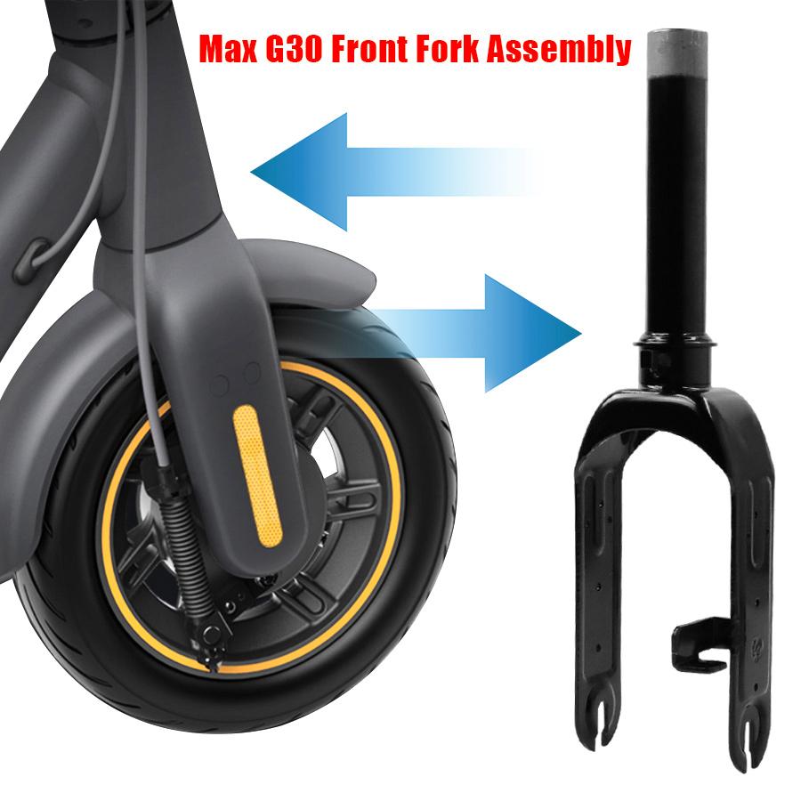 Khung xe tay ga phía trước cho Ninebot Max G30 G30D Skateboard Skateboard Fork Ch thay thế Bộ phận Bánh xe Màu sắc: Đen