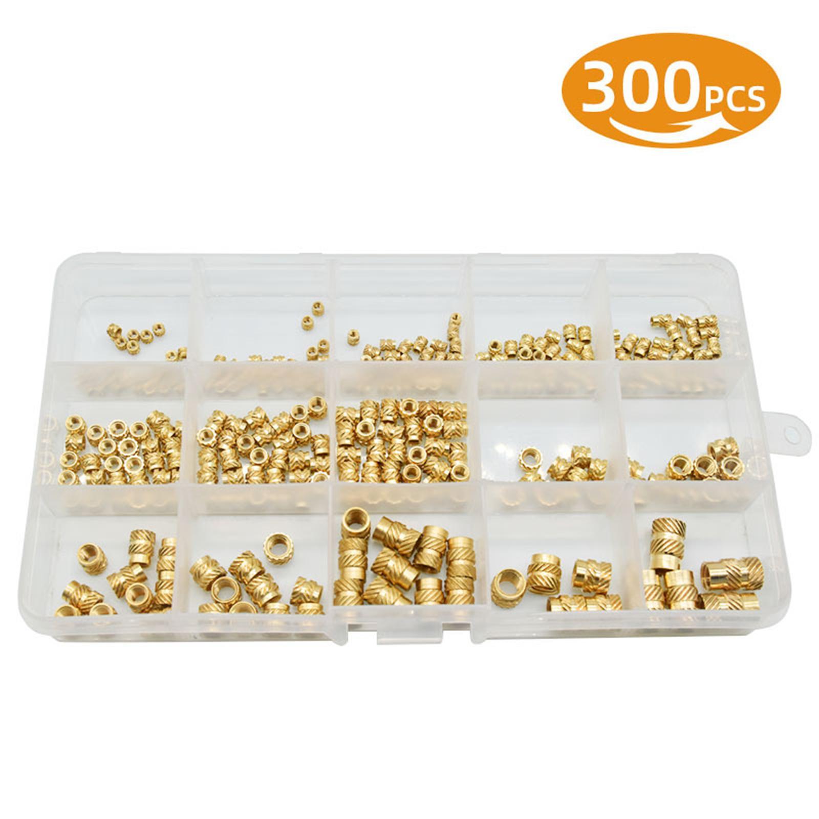 M2 M2.5 M3 M4 M5 M6 Copper Female Thread Knurled Nut Assortment Hydraulic Welded Joint Injection Molding for 3D Printing Injection Molding