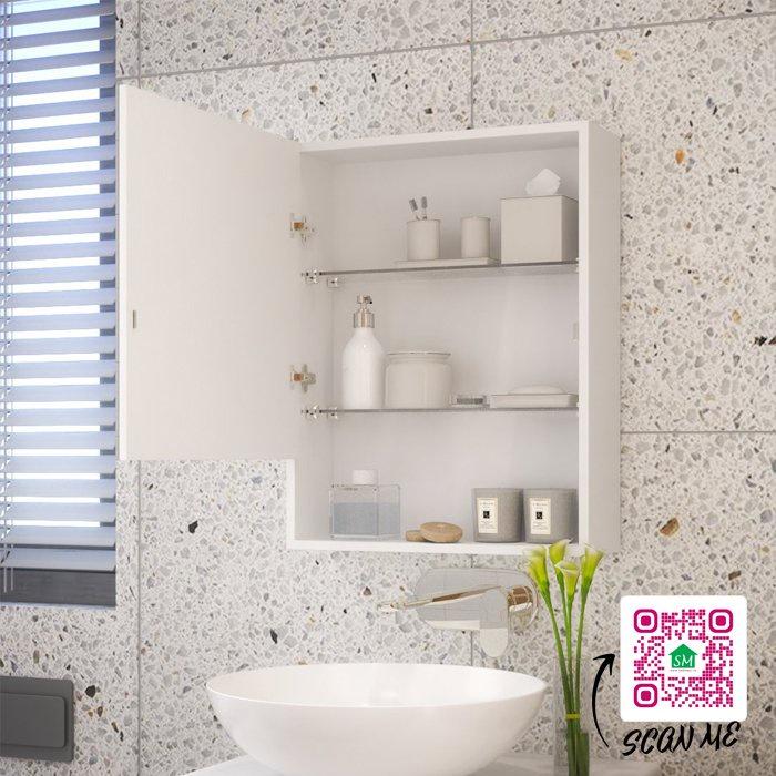 TỦ GƯƠNG TREO NHÀ TẮM, TỦ GƯƠNG PHÒNG TẮM SMHOME NT02