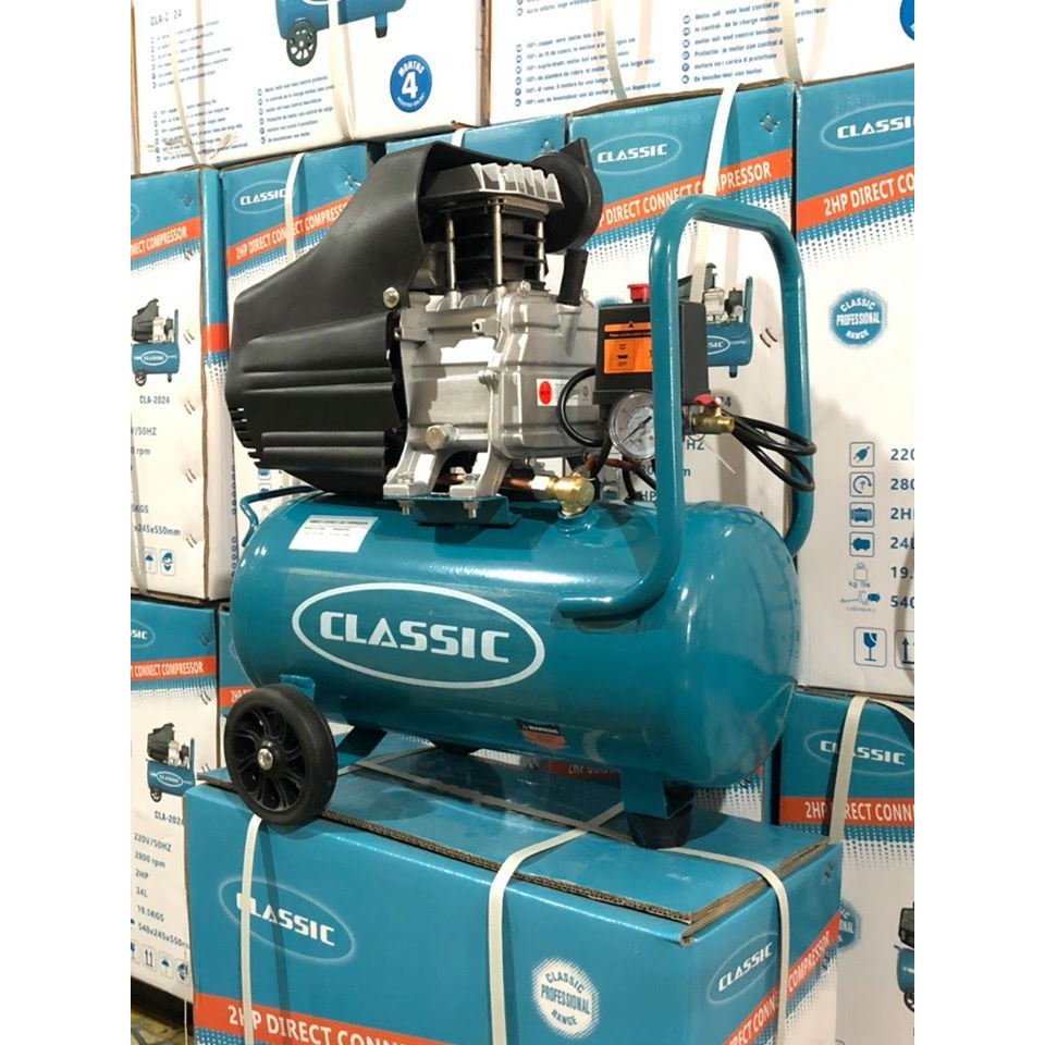 Máy nén khí có dầu đầu liền 2HP Classic CLA-2024
