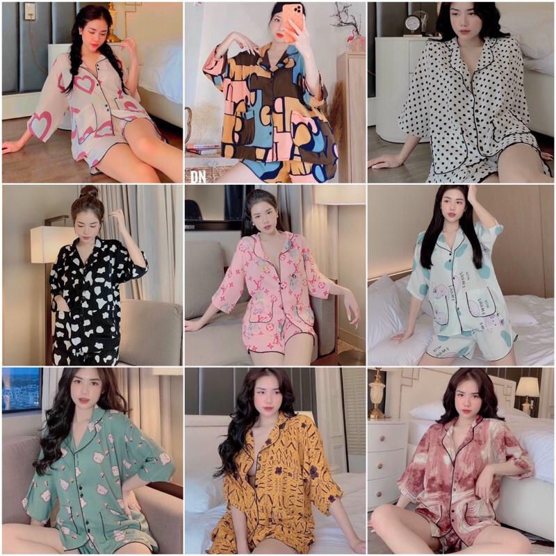 Pijama cánh dơi, chất lụa Mango cao cấp, mềm mịn Ảnh thật