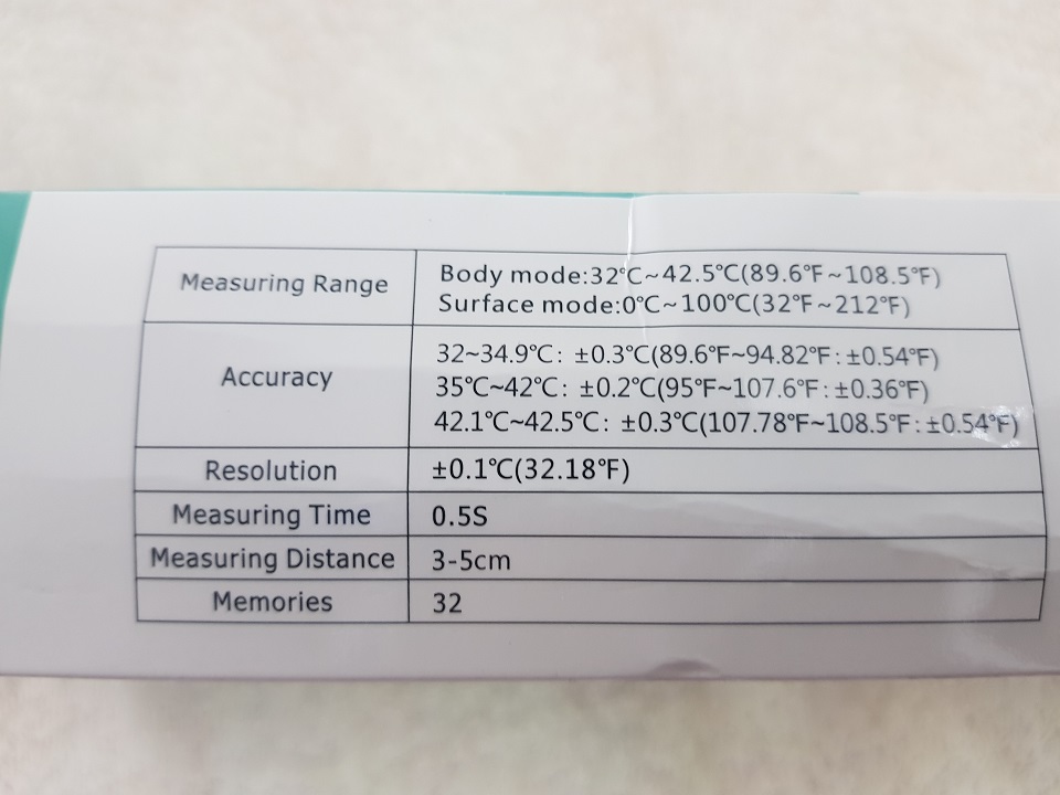 Máy đo nhiệt kế hồng ngoại đo trán đo tai Infrared Thermometer - Máy đo nhiệt độ cơ thể - Hàng chính hãng