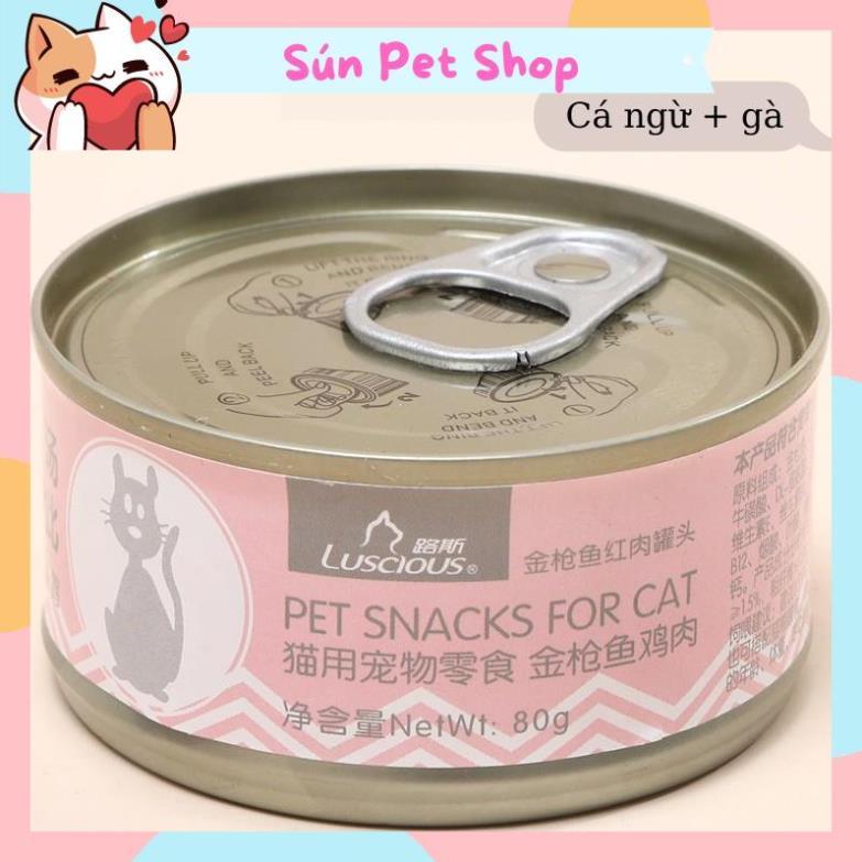 Pate cá ngừ Luscious cho mèo 80gr