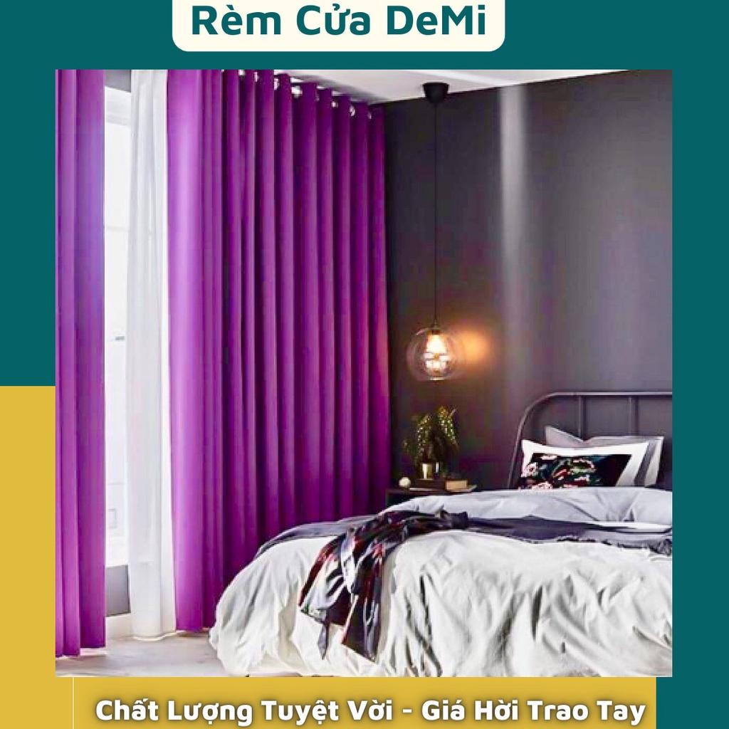 RÈM CỬA VẢI *BỐ - BỐ NHUNG* MÀU TÍM LAVENDER - BEST SELLER ( sản phẩm như hình 100%)Chọn hoa văn ở ghi chú