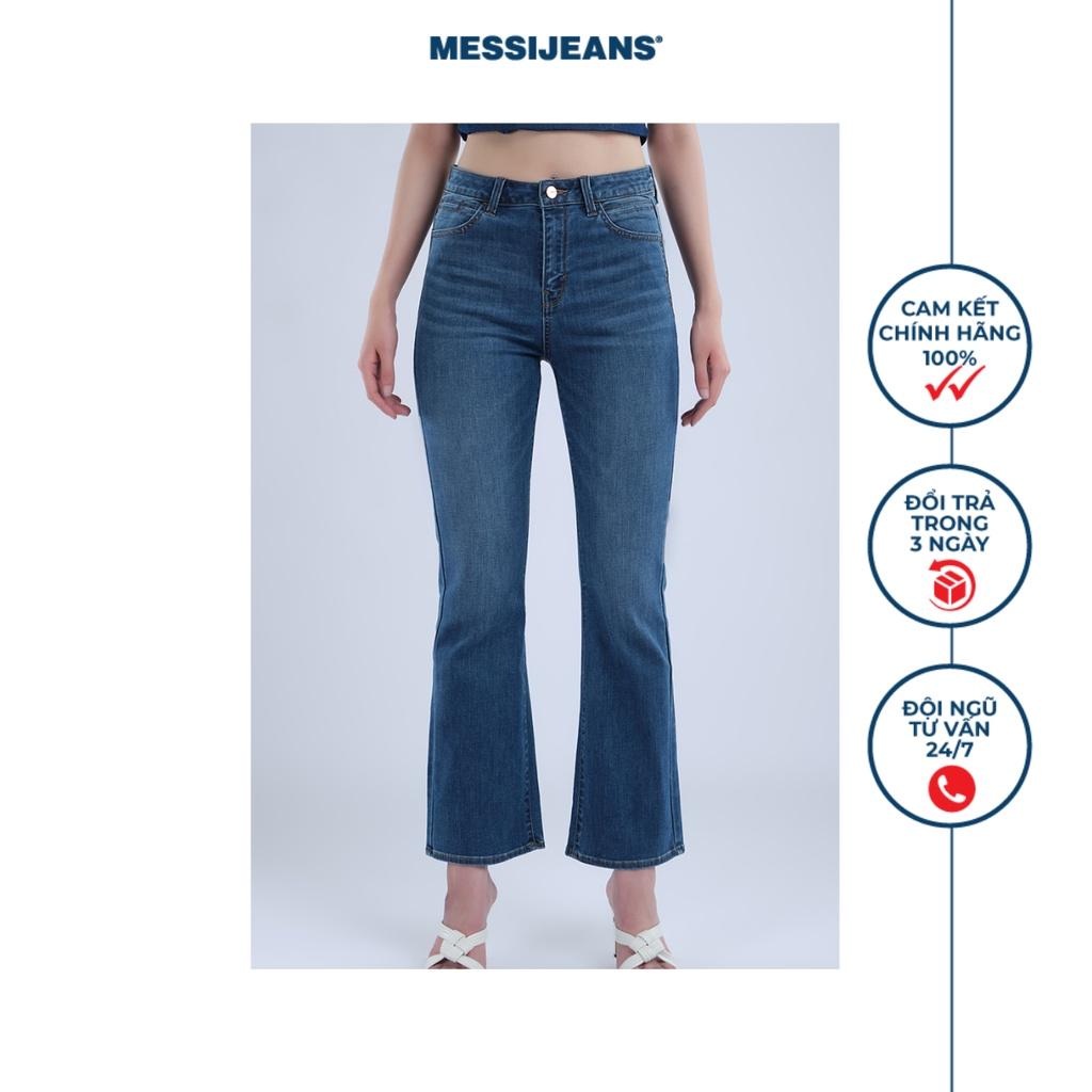 Quần jeans nữ dài ống loe 28&quot;3/4 MESSI WJF0167-21