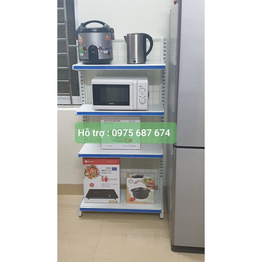 Kệ sắt đựng đồ đa năng lắp ghép kích thước Dài 70cm, Rộng 40cm, cao 150cm gồm có 4 tầng