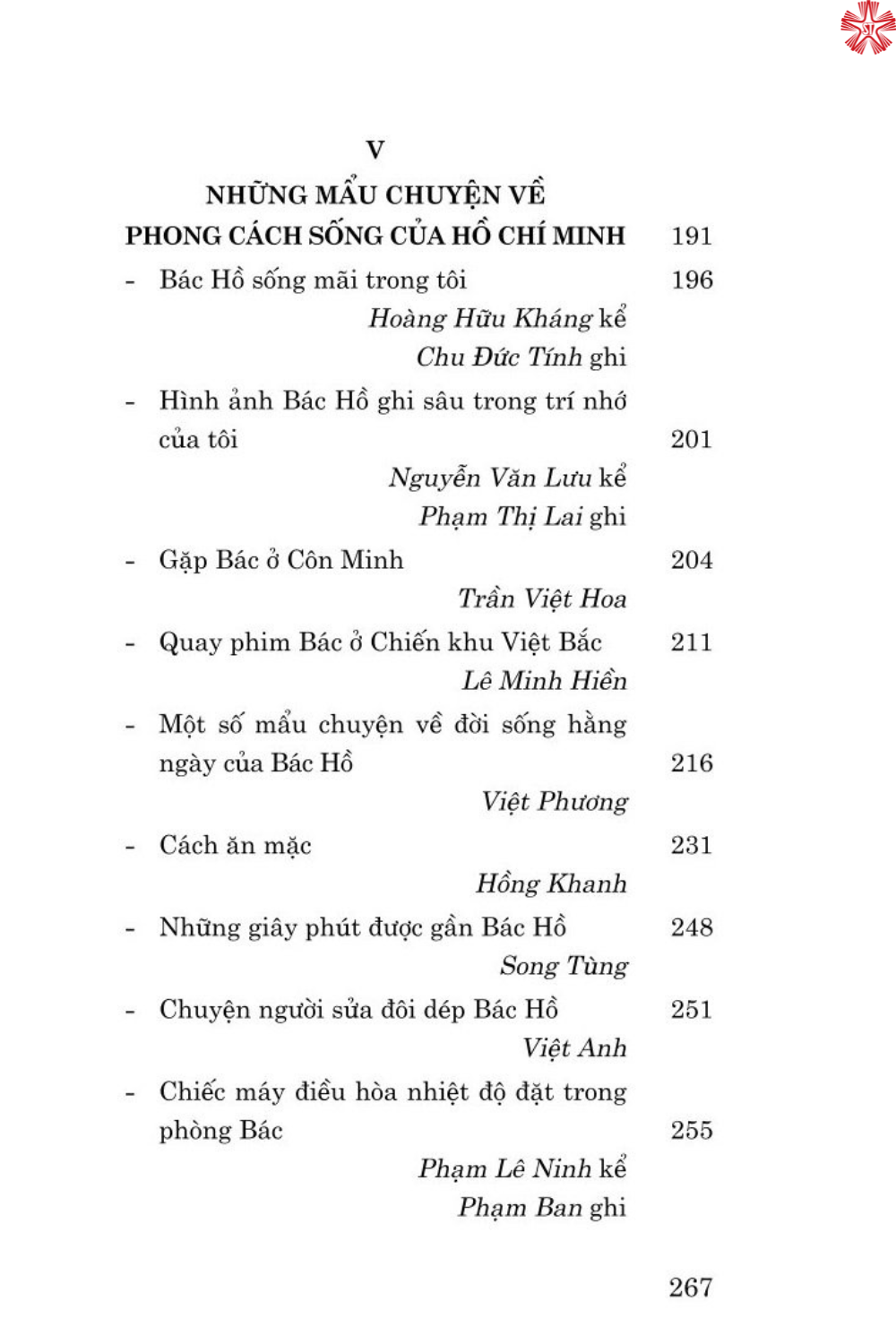 Những mẩu chuyện về phong cách Hồ Chí Minh (bản in 2024)