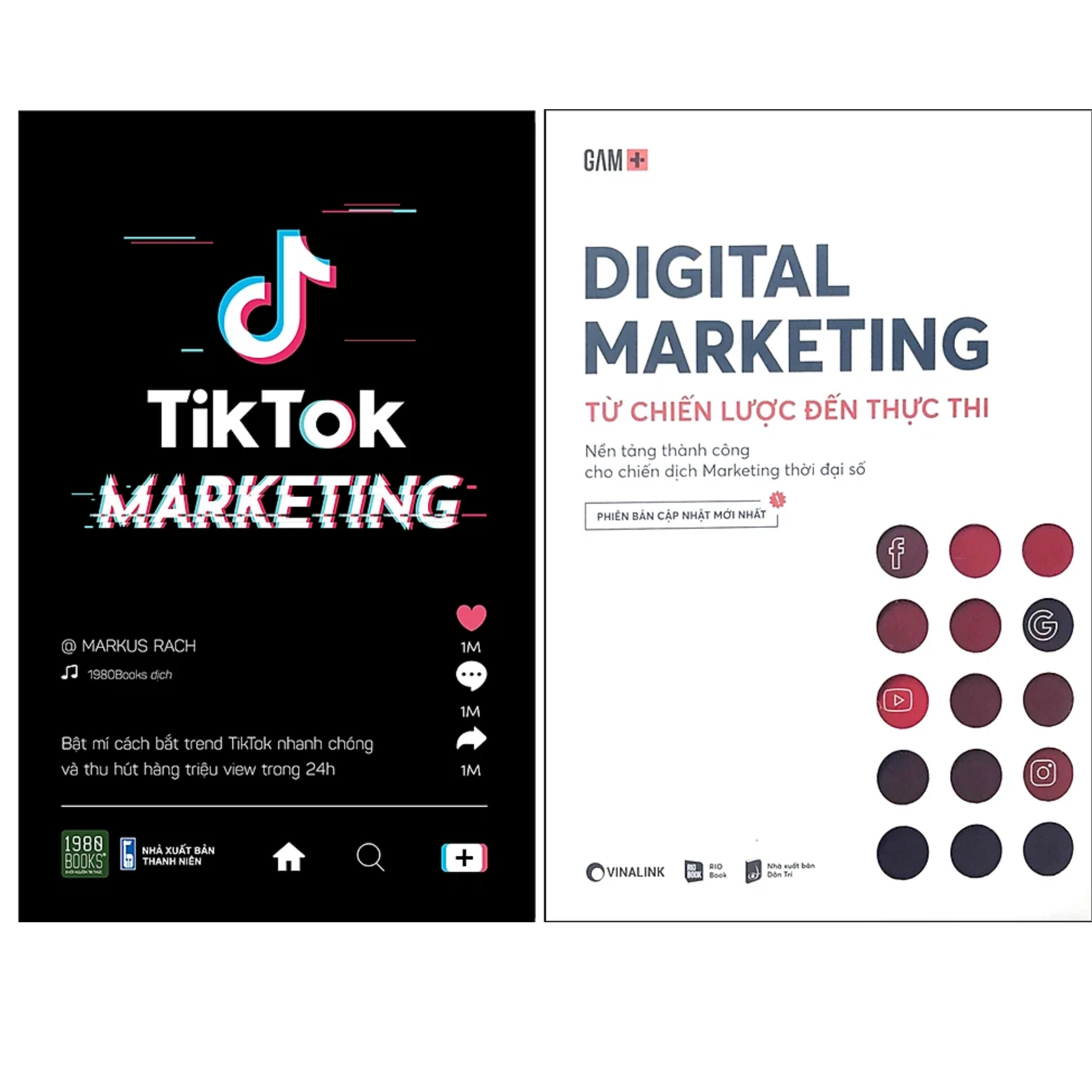 Combo 2Q: Tiktok Marketing + Digital Marketing - Từ Chiến Lược Đến Thực Thi (Chiến Lược Marketing Hiệu Qủa) 