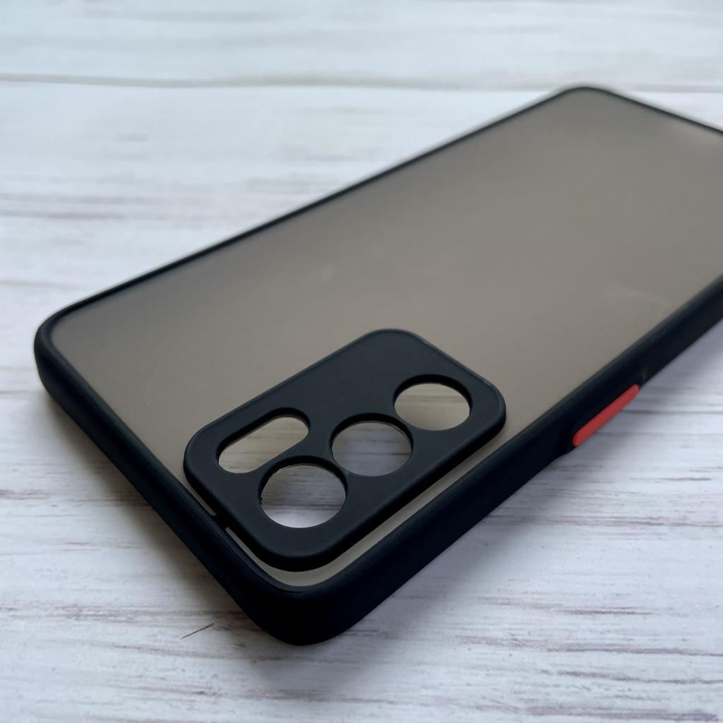 Ốp lưng nhám cho Oppo Reno 6 5G viền dẻo chống sốc, bảo vệ Camera