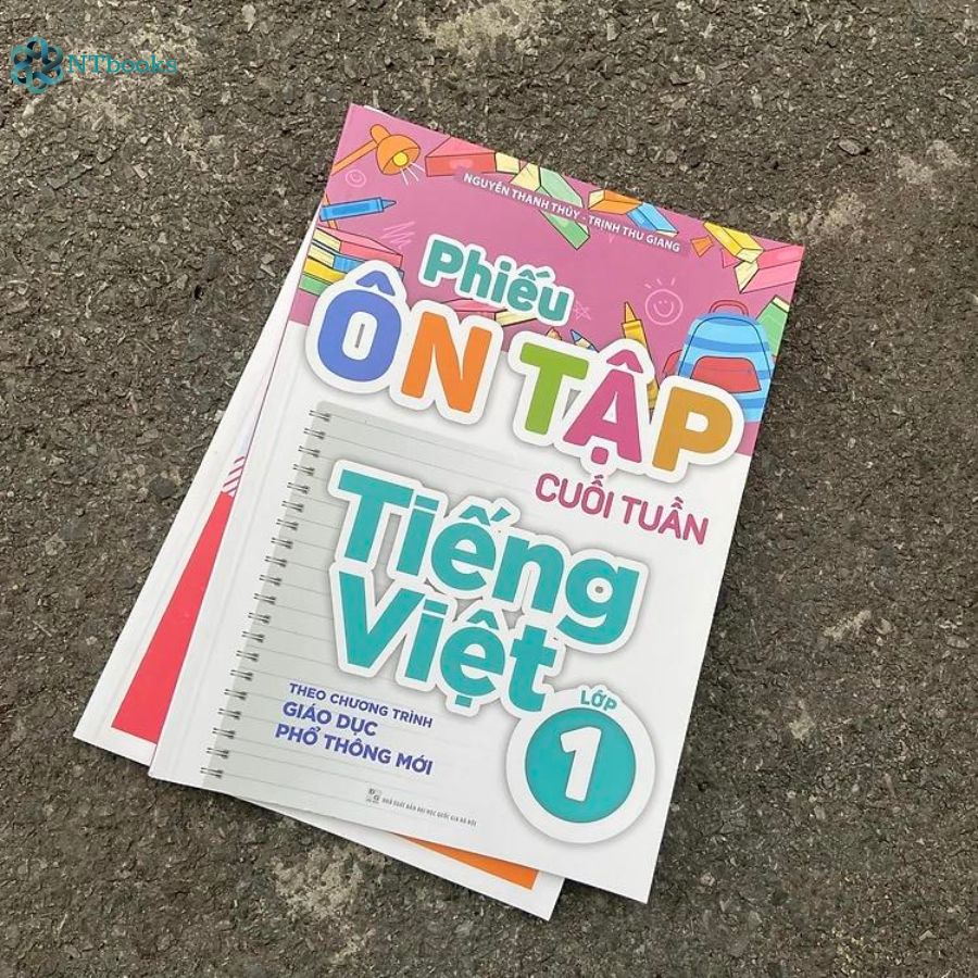 Sách Phiếu Ôn Tập Cuối Tuần Tiếng Việt Lớp 1