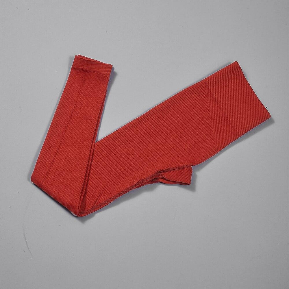 Phụ nữ Yoga Quần Thể thao Veo cao Thể dục Thể dục Leggings Phụ nữ liền mạch nữ Color: Oceam Size: L