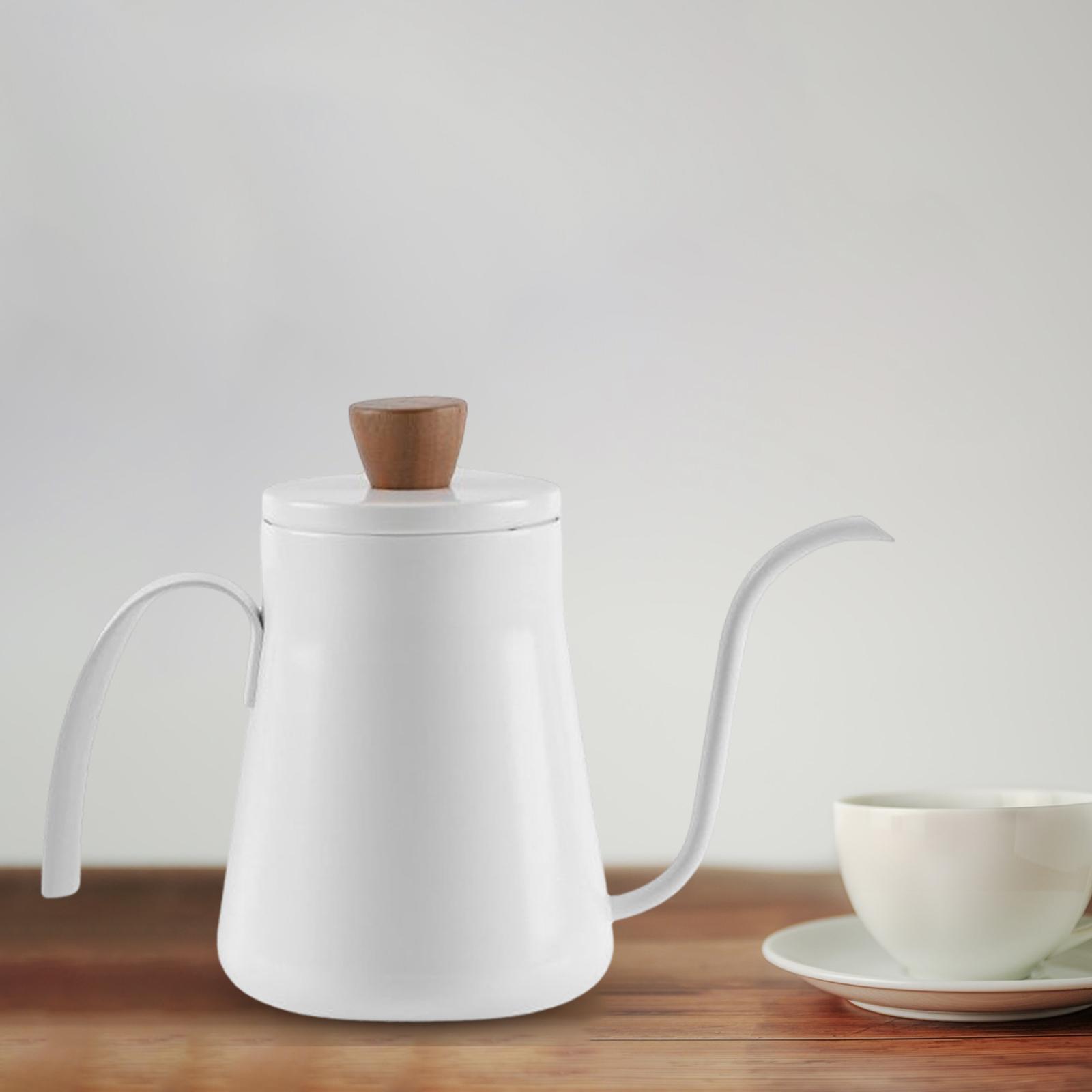 Gooseneck Coffee Kettle Coffee Teapot 400ml for Kitchen, Home, Cafe,