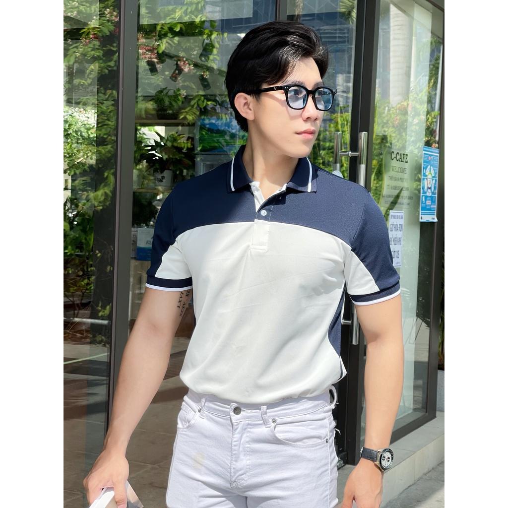 ÁO THUN NAM CỔ BẺ TAY NGẮN FORM ÔM CHUẨN BODY , NÉT NAM CA HÀN QUỐC SIÊU HOT