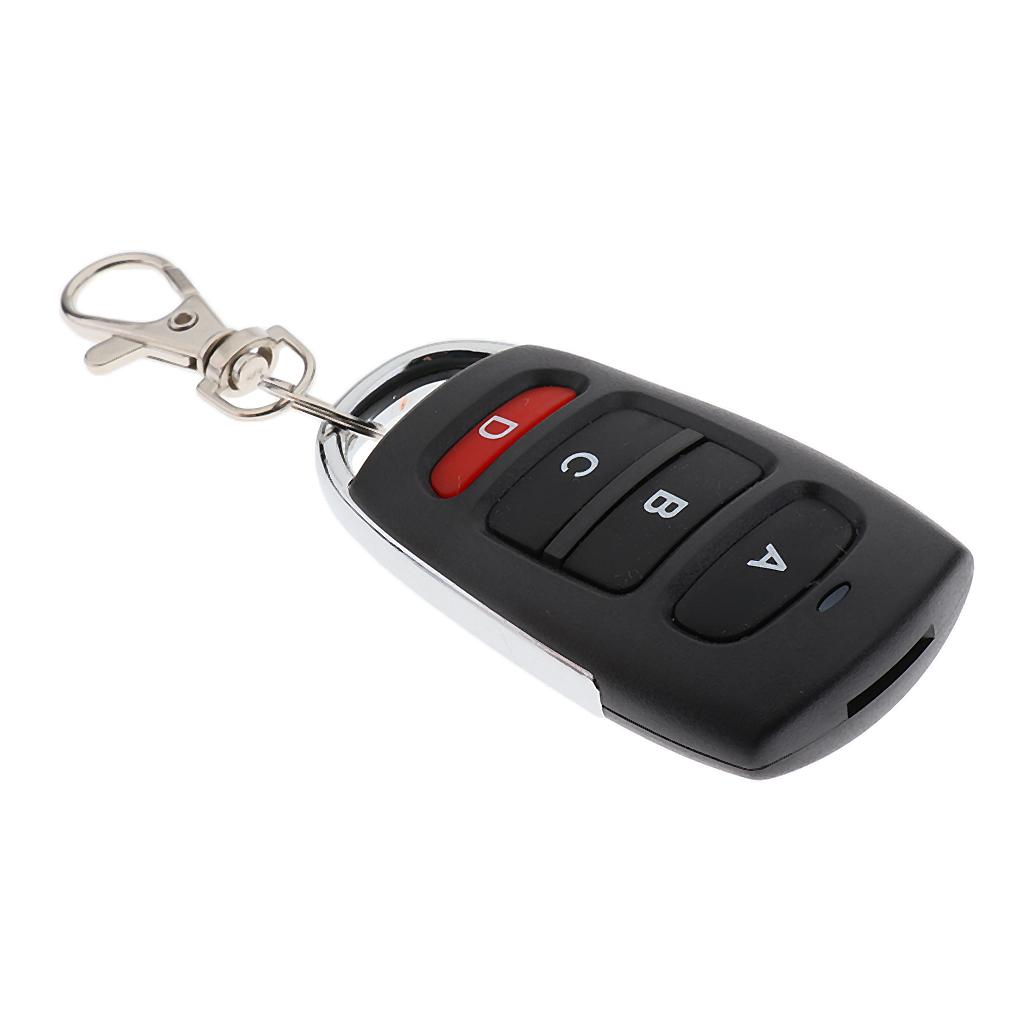 433MHz DC 12V Wireless Remote Control 4 Buttons