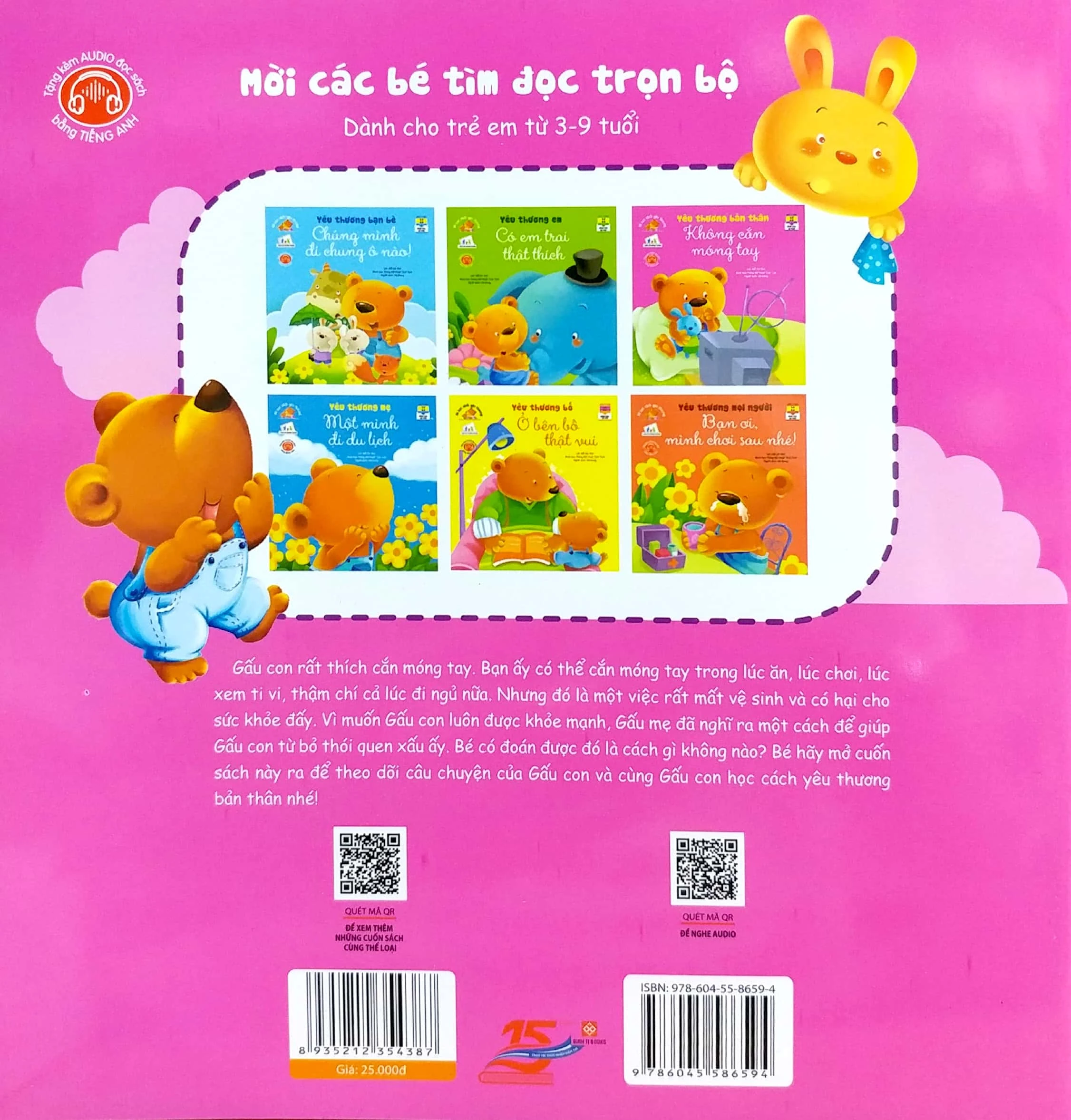 Sách Bé Học Cách Yêu Thương (3 - 9 Tuổi)