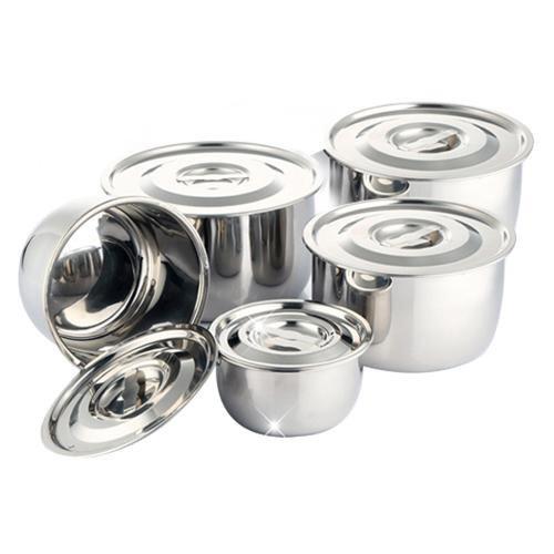 Bộ 5 KHUÔN INOX CÓ NẮP nhiều kích thước