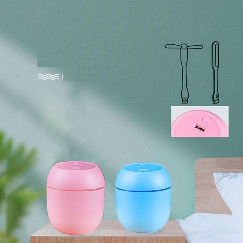 Mini Air Humidifier 250ML Aroma Essential Oil Diffuser Super Quiet USB Fogger Mist Maker For Home Car 2021 NEW