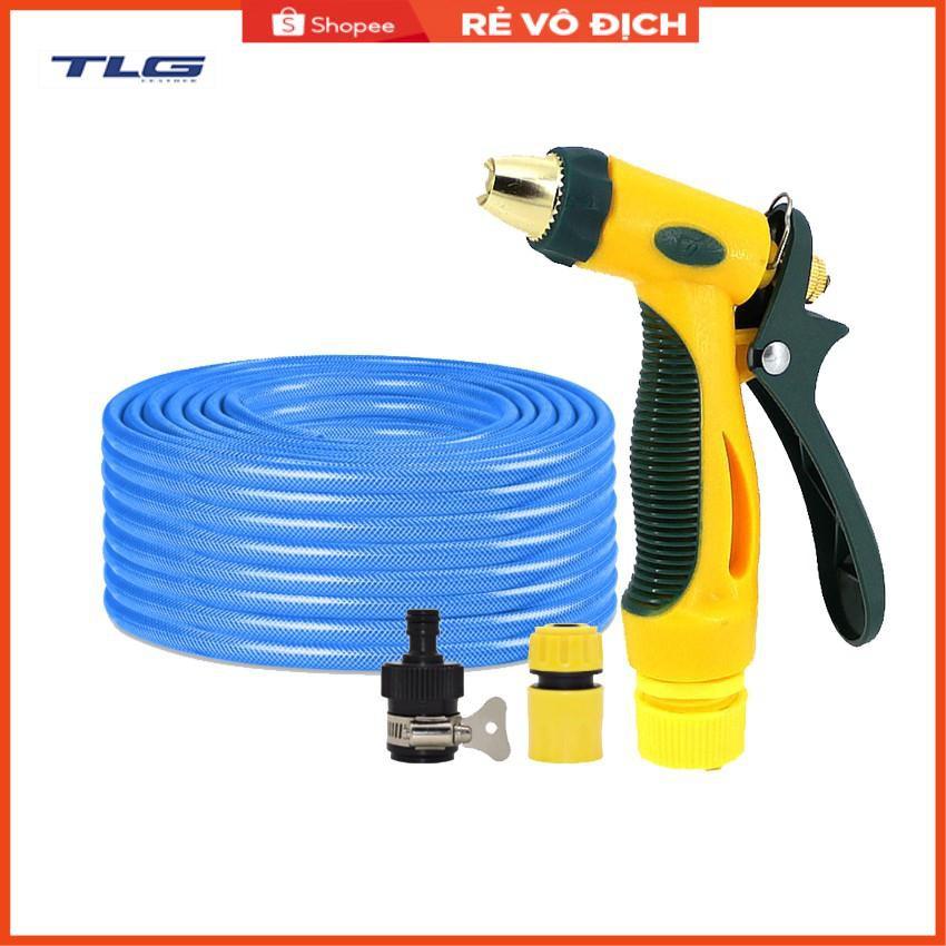 Bộ dây vòi xịt nước rửa xe,tưới cây tăng áp 3 lần 7-10m 206317