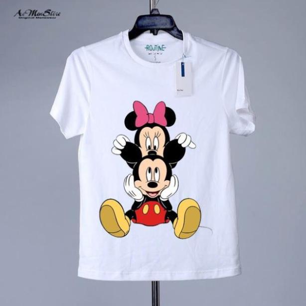 (GIÁ TỐT) - Áo thun Valentine Mickey cute 3