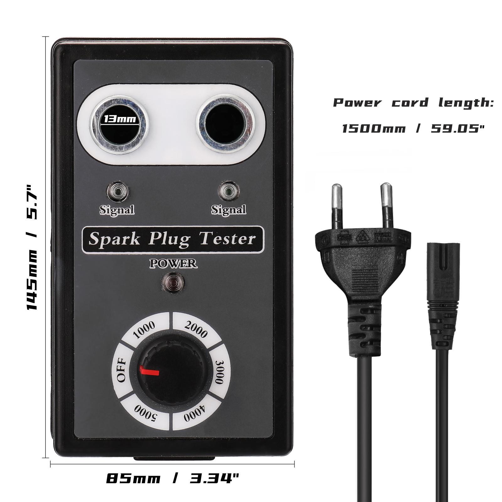 Automotive Diagnostic Scanner Gasoline Vehicle Plug Analyzer Spark Plugs Tester Dual Hole Analyzer Auto Repairing