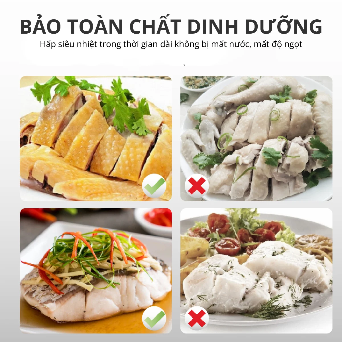 Nồi Chiên Hơi Nước Cao Cấp 10 Trong 1 Mishio MK318 - Hàng Chính Hãng