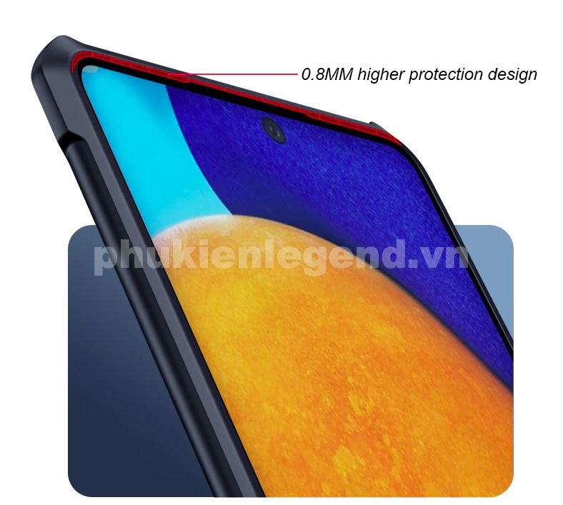 Ốp Lưng Chống Sốc Mặt Lưng Trong Suốt Bảo Vệ Cho Samsung Galaxy A52 - Hàng Chính Hãng Xundd