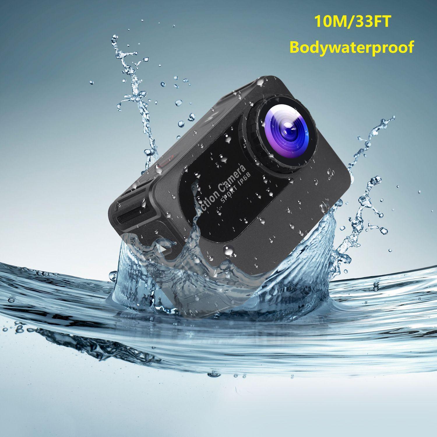 Camera hành động WiFi HD 1080p Máy ảnh thể thao Mũ bảo hiểm xe đạp Xe đạp xe máy ngoài trời Thể thao chống nước DV 2.0 inch Action Cam