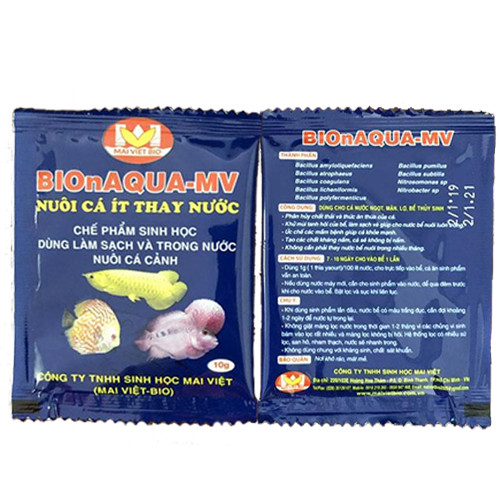 GÓI 10 GRAM - CHẾ PHẨM SINH HỌC BIONAQUA - LÀM SẠCH BỂ CÁ CẢNH - XỬ LÝ VI SINH BỂ CÁ - TẠO THÊM THỨC ĂN CHO CÁ CON