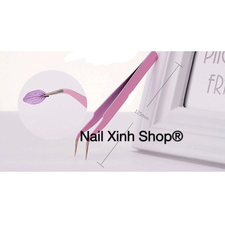 Nhíp gắp đá nail, nhíp gắp mi, dụng cụ nail - mi cao cấp, chuyên dụng nail - mi salon hot 2020