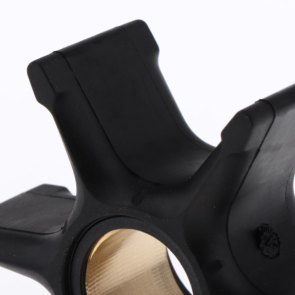 Rubber Water Pump Impeller Marine Impeller for  HJB-O-119, Black