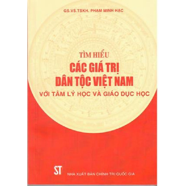 Sách Tìm Hiểu Các Giá Trị Dân Tộc Việt Nam Vói Tâm Lý Học Và Giáo Dục Học