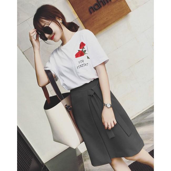 Chân váy chữ A đắp tà hàng đẹp loại 1