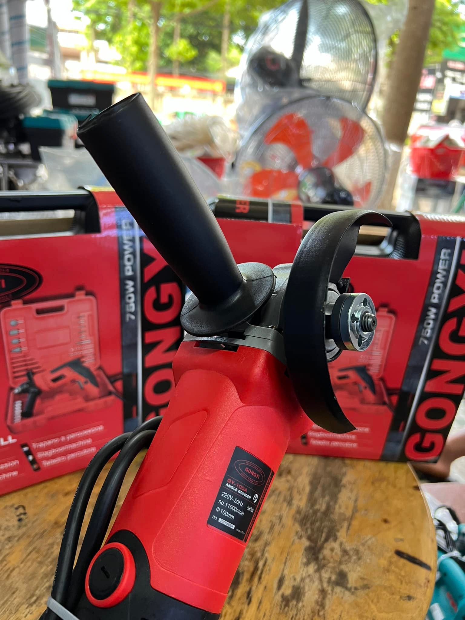 MÁY MÀI GÓC 100MM 980W GONGYI GY-100A- HÀNG CHÍNH HÃNG