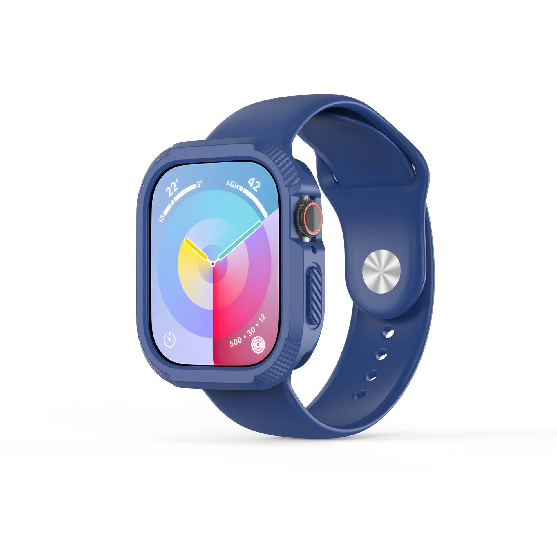 Ốp Case Bảo Vệ Dành Cho đồng hồ Apple Watch Series 10, Kai.N Armor Carbon, Chống Shock Toàn Diện_ Hàng chính hãng