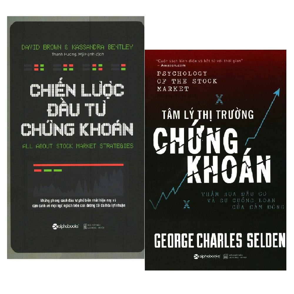 Sách Combo Tâm lý thị trường chứng khoán + Chiến Lược Đầu Tư Chứng Khoán - Alphabooks - BẢN QUYỀN