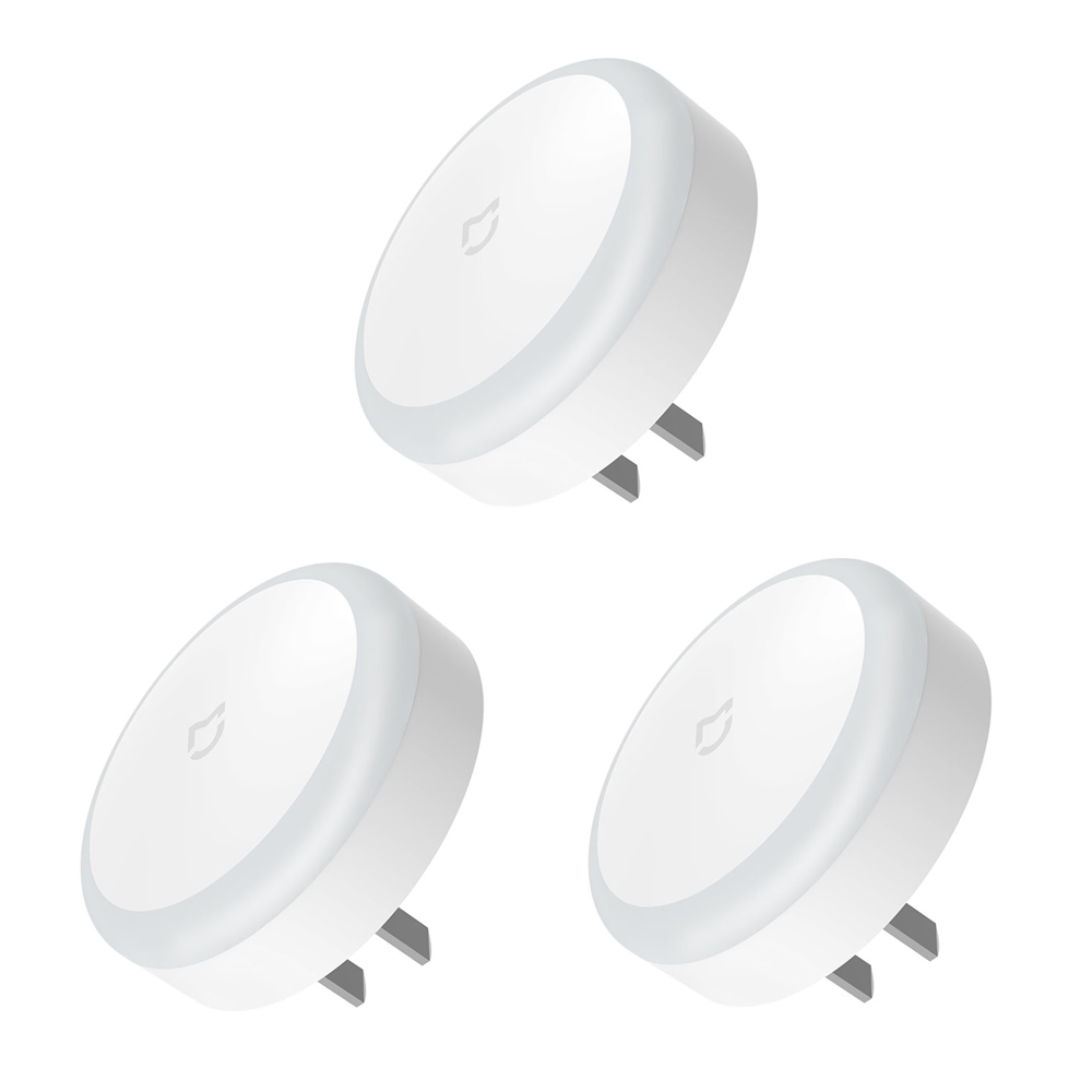 Set 3 Đèn Ngủ Cắm Điện Xiaomi Mijia MJYD04YL Cảm Biến Ban Đêm & Tiết Kiệm Năng Lượng