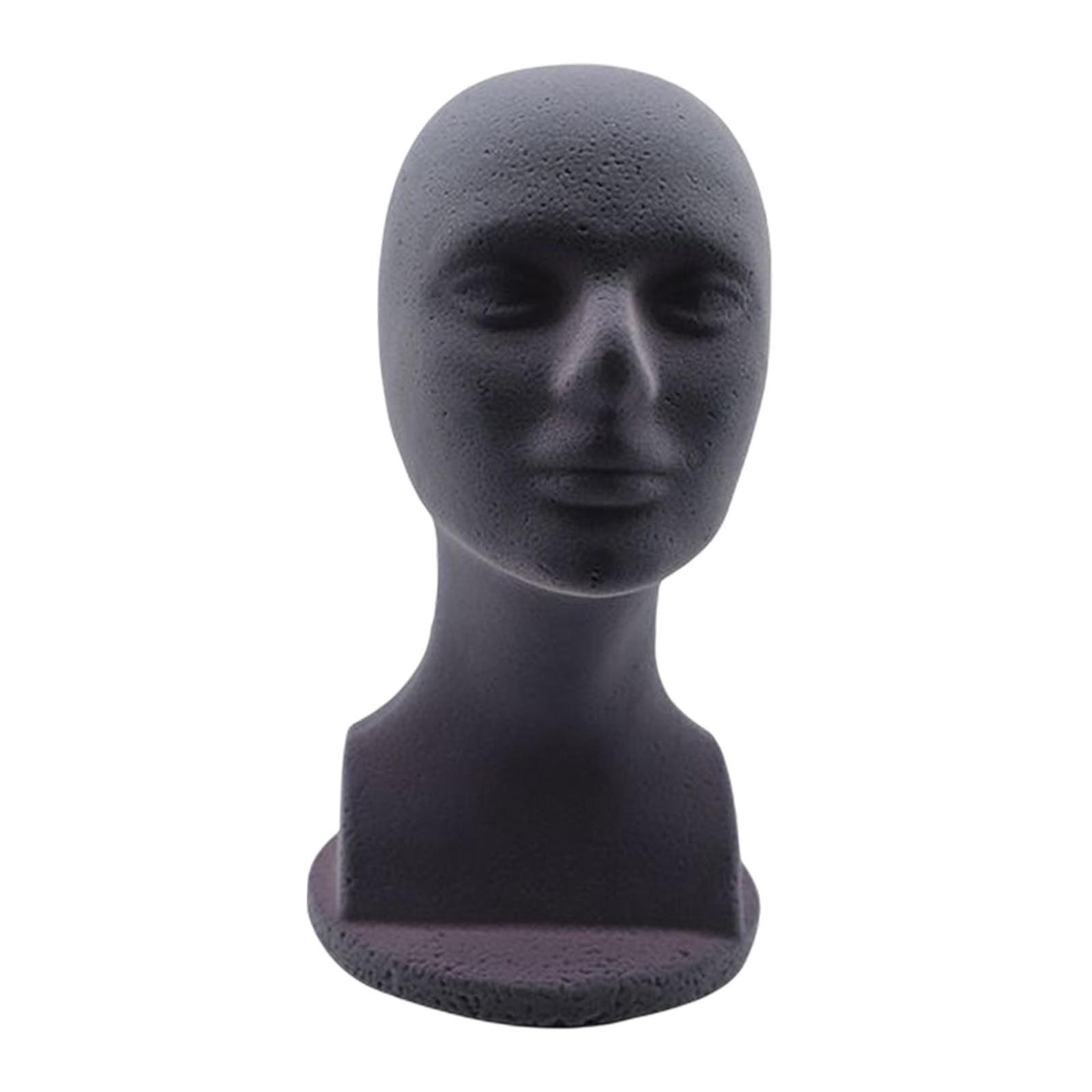 Male Mannequin Head Multifunctional Glasses Display Stand for Photograph Props Barbershop