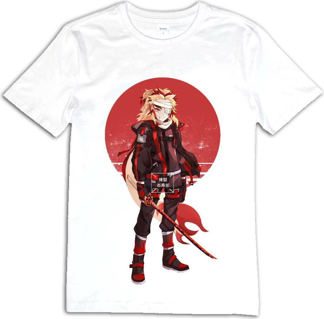 Áo phông hình chibi Kimetsu no Yaiba Viêm Trụ Rengoku Kyoujurou