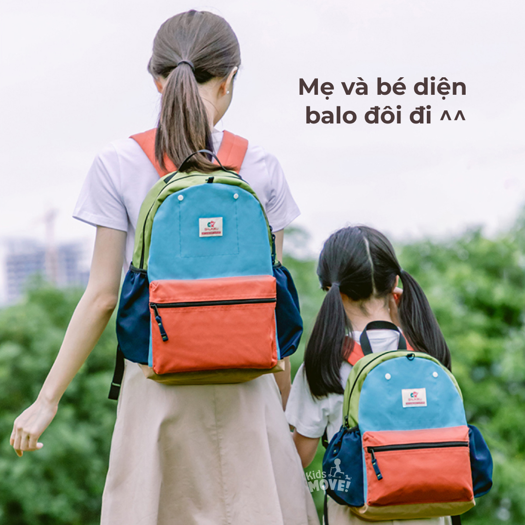 Balo cho bé siêu nhẹ Shukiku Nhật Bản bằng vải chống nước nhiều màu sắc cho bé trai và bé gái mầm non, tiểu học, cấp 1 2 đi học và du lịch hàng chính hãng cao cấp