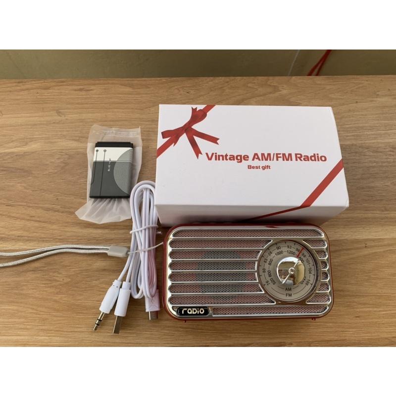 ĐÀI RADIO AM / FM USB CAO CẤP MINI CỔ ĐIỂN R-922