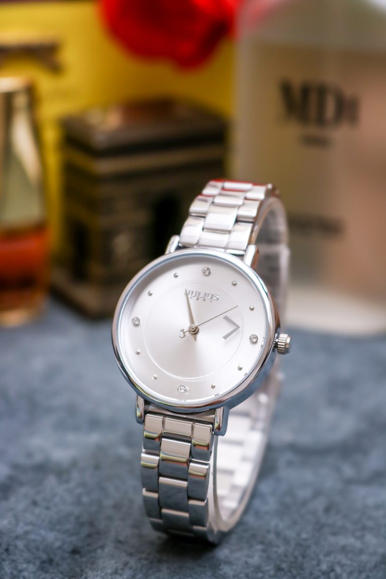 Đồng Hồ Nữ JA-1248A Julius Hàn Quốc Dây Thép