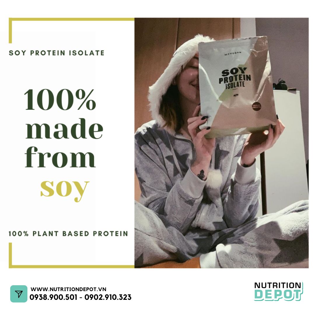 Bột Soy Protein Isolate Myprotein - Sữa bổ sung đạm từ đậu nành - Nutrition Depot Vietnam