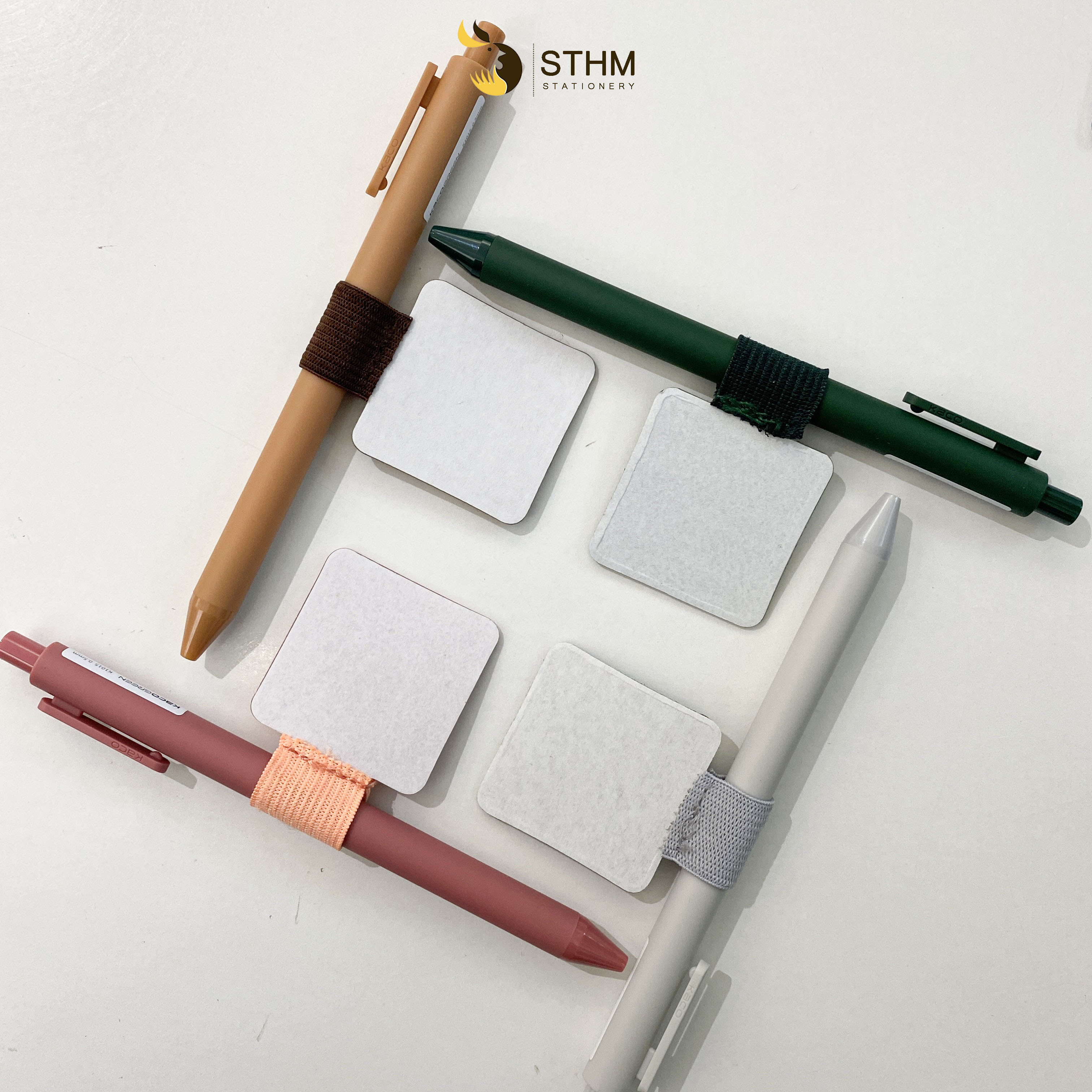 [STHM stationery] - Miếng dán gài bút cho sổ tay - dùng cho tất cả loại sổ tay