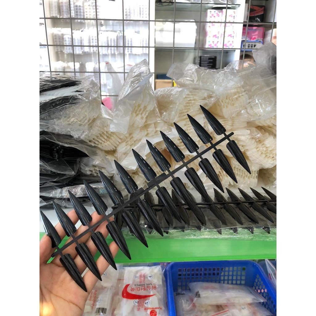 Móng vỉ nhọn 240 móng luyện vẽ nail, trưng bày mẫu