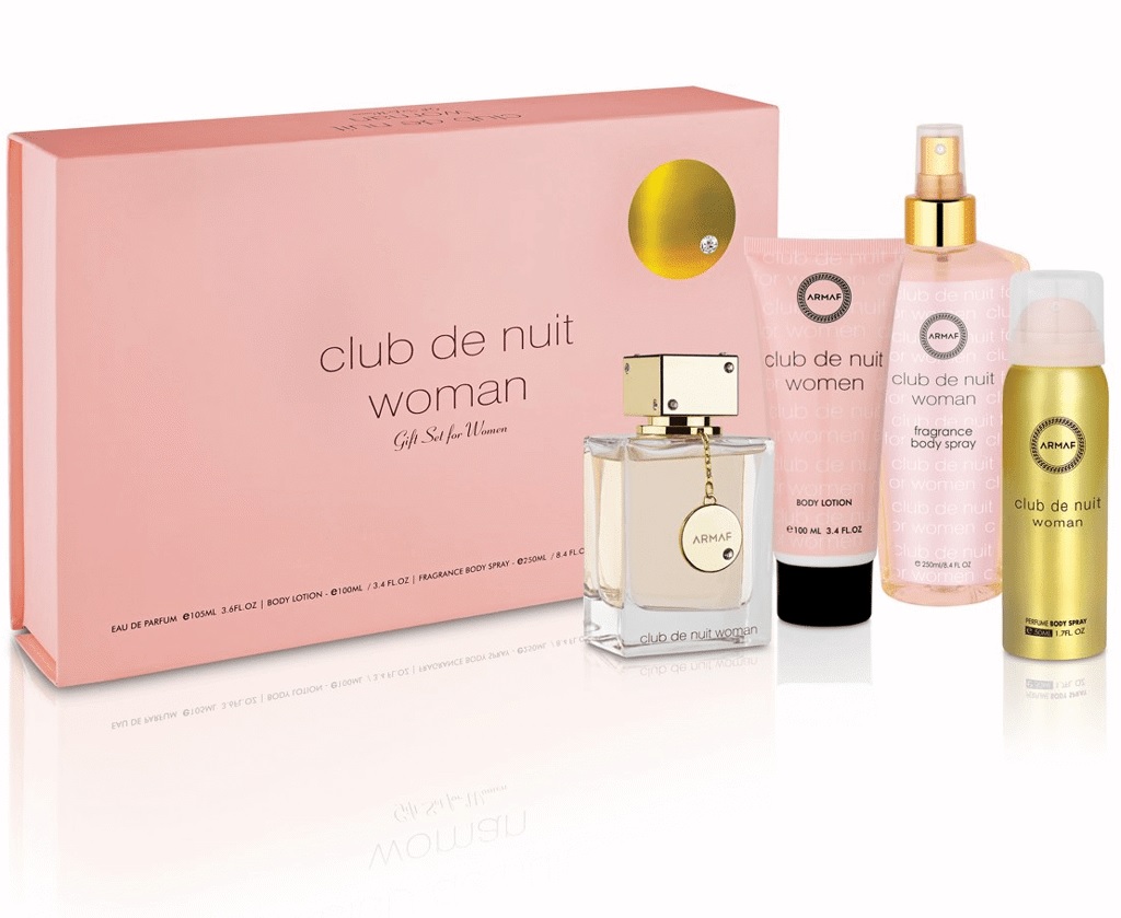 Bộ Quà Tặng Nước Hoa Armaf Club De Nuit EDP 4 Món