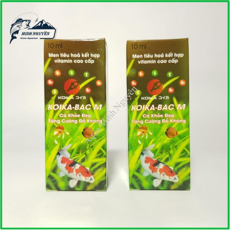 VI SINH KOIKA-BAC M | VI SINH ĐƯỜNG RUỘT KẾT HỢP VITAMIN CAO CẤP CHUYÊN DÙNG CHO CÁ VÀ TÉP CẢNH