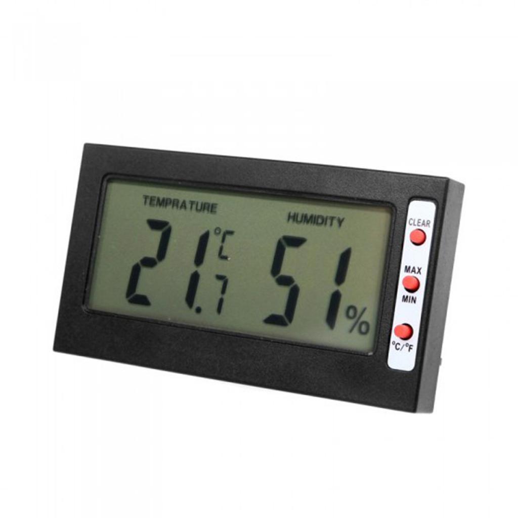 Mini Digital LCD Indoor Temperature Humidity Meter Thermometer Hygrometer